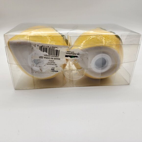 New Ceramic Lemons Salt & Pepper Shakers Summer Citrus Fruits Kitchen Decor - Picture 3 of 8